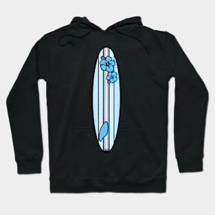 Transgender Flag Surfboard - Blue Hoodie